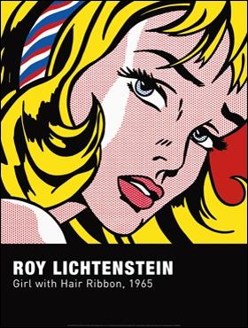 楽天市場】【ロイ・リキテンスタイン アートポスター】ヘアリボンの