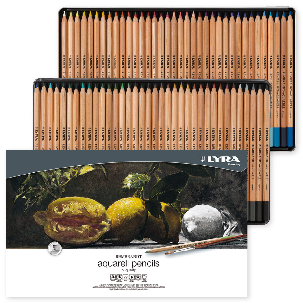 楽天市場】【公式】 水彩色鉛筆 LYRA リラ アクアレル メタルボックス