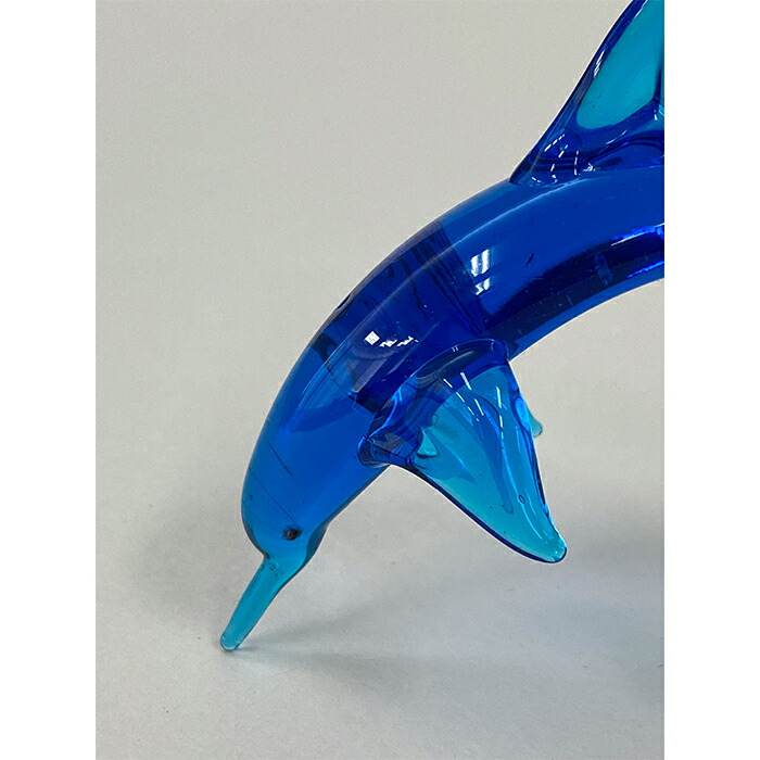楽天市場】ベネチアガラス イルカ 置物 イタリア製 ムラーノ島
