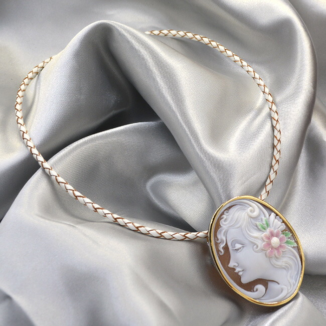 Giuseppe Liverino作 カメオ額装1962年製 A42 Giuseppe Liverino作