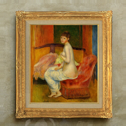 ルノワール 油彩 肉筆『横たわる裸婦』表サイン P10号 額無/f954 0315.jpg