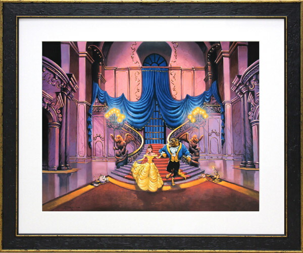 未開封品・美品】スタンプアート ギャラリー 美女と野獣 ディズニー