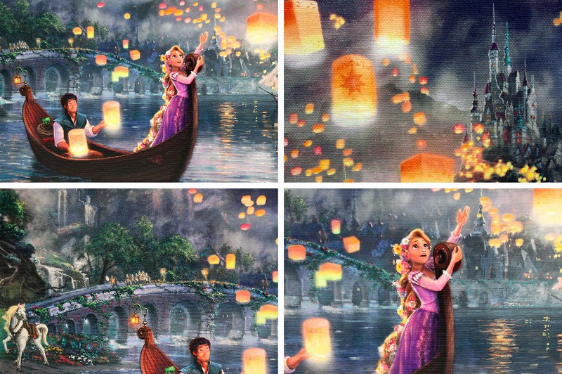 楽天市場】【レビュー特典付き】ディズニー/トーマス キンケード「塔の