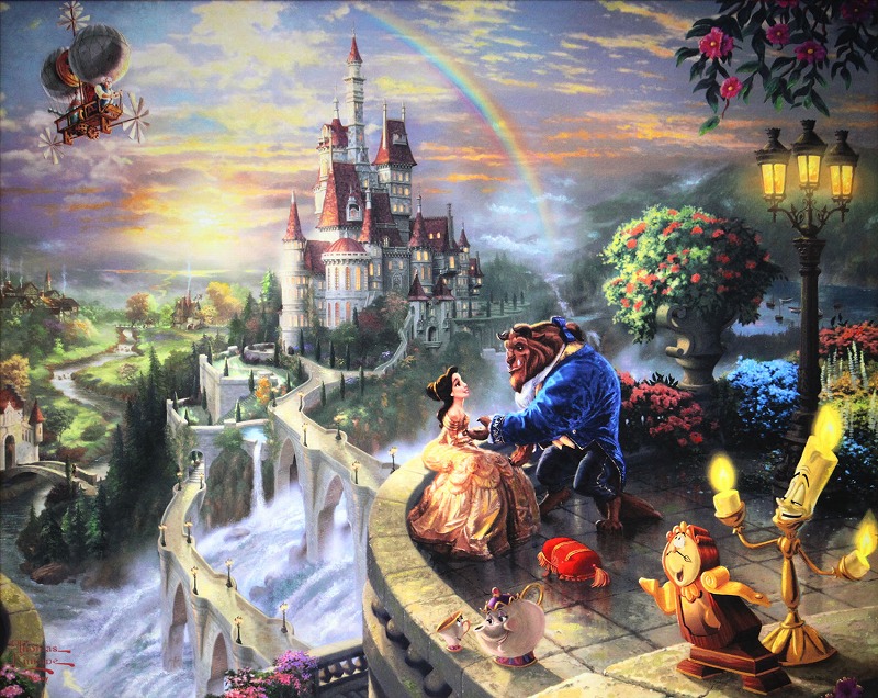 美女と野獣【フォーリンラブ】額縁 美女と野獣【フォーリンラブ】額縁