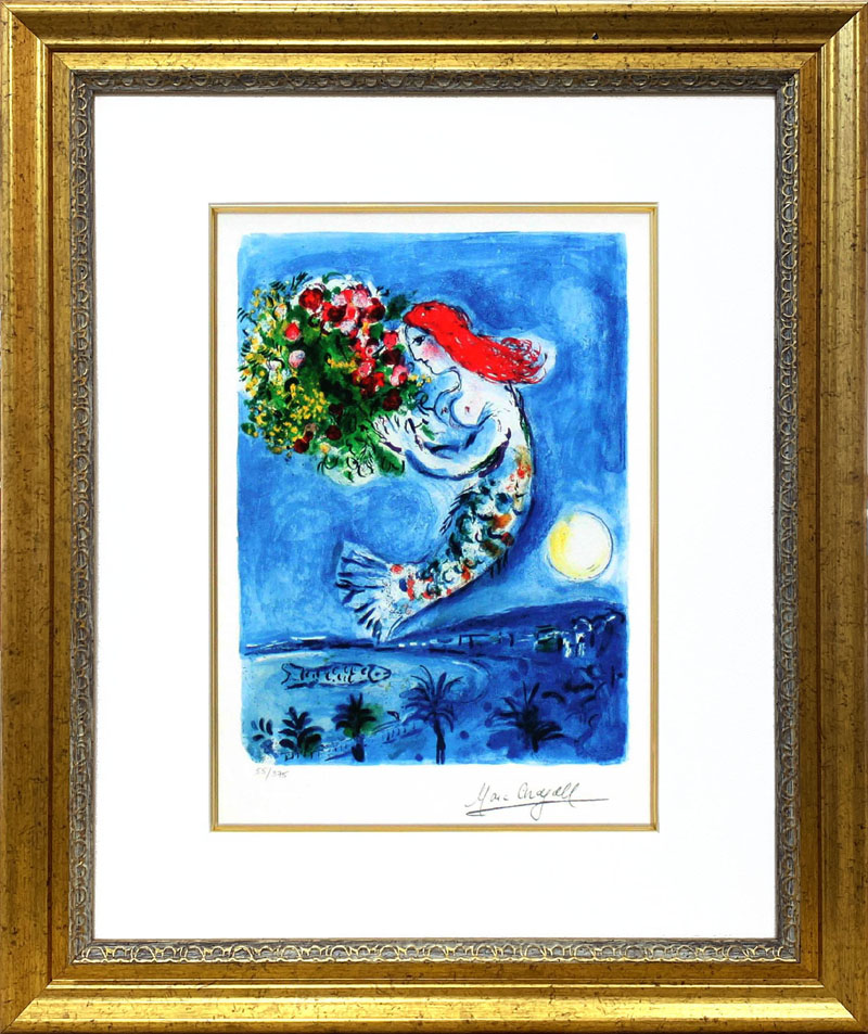 シャガール リトグラフ サラと天使たち 1960年 【公式通販】