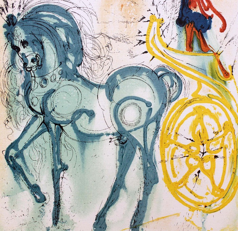 サルバドール・ダリ「シュルレアリスムの騎士（馬へのオマージュ