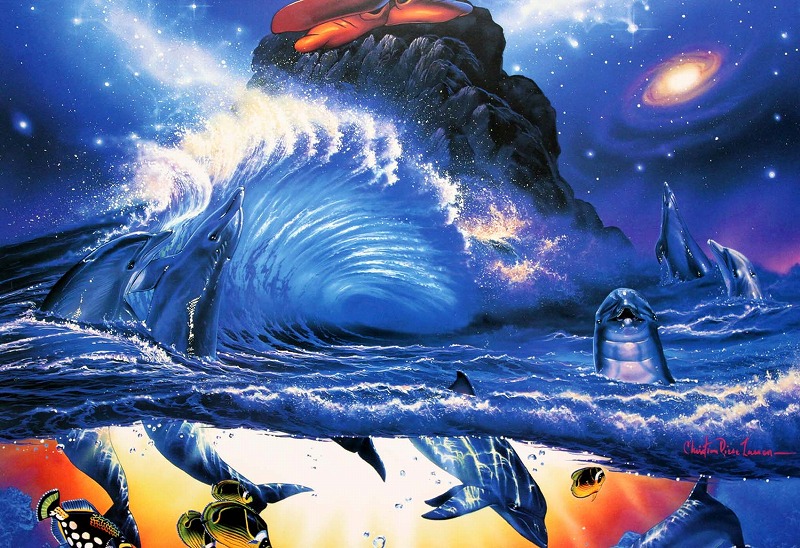 楽天市場】ラッセン ディズニー アートポスター「ミッキーマウス