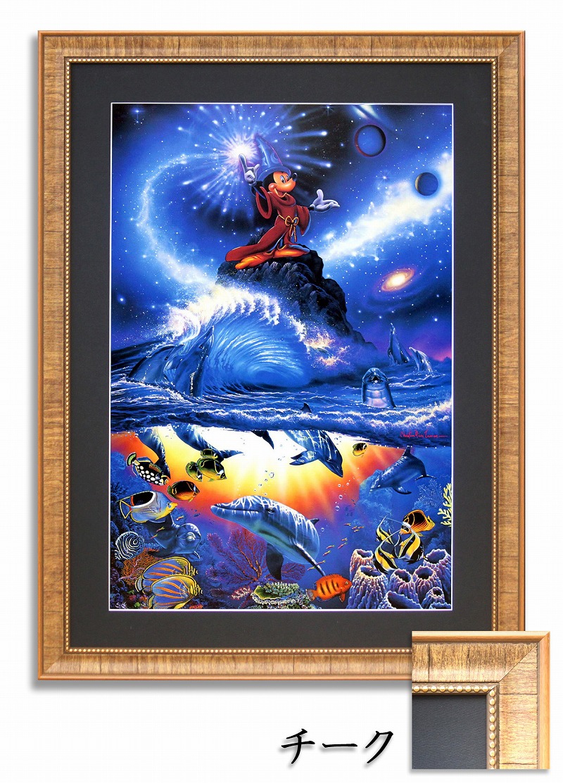 ディズニー ラッセンコラボ版画 世界限定品100 証明書あり ディズニー