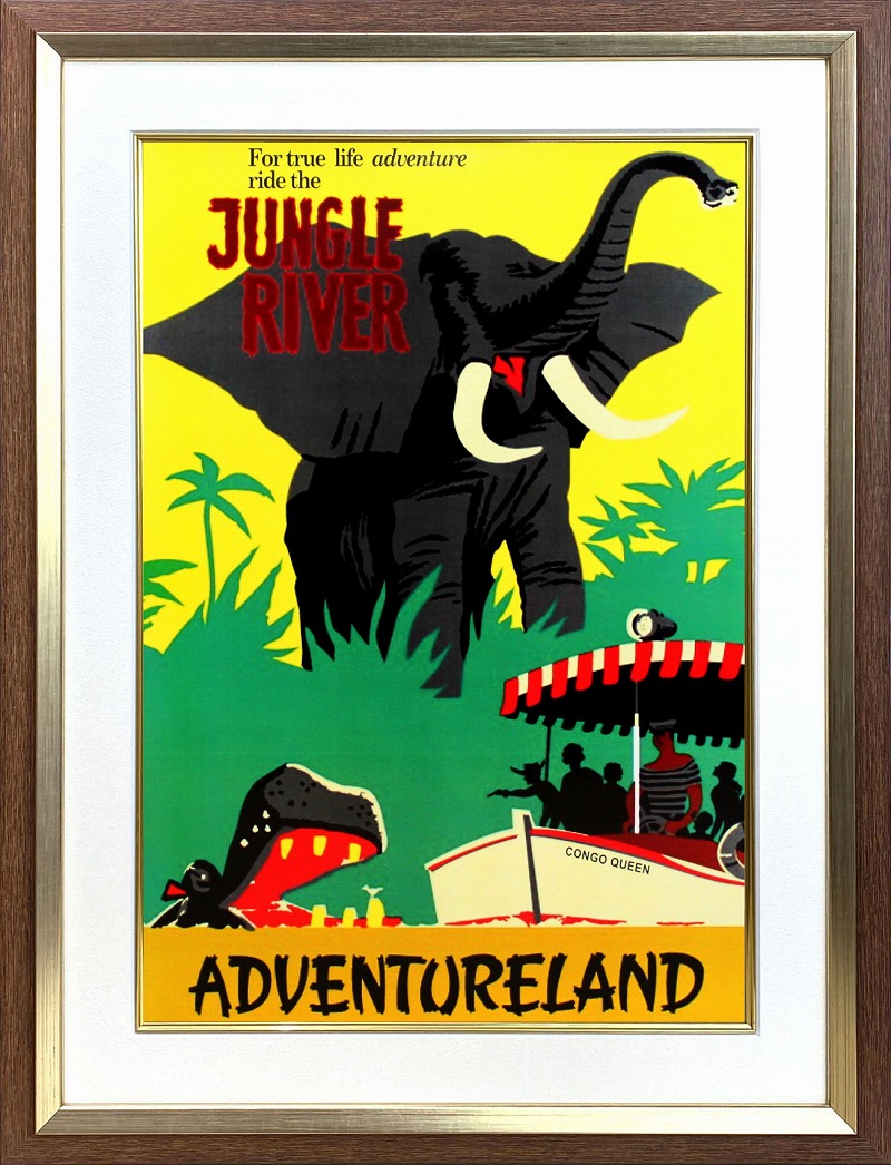 ディズニーランド ジャングルクルーズ ポスター 海外購入