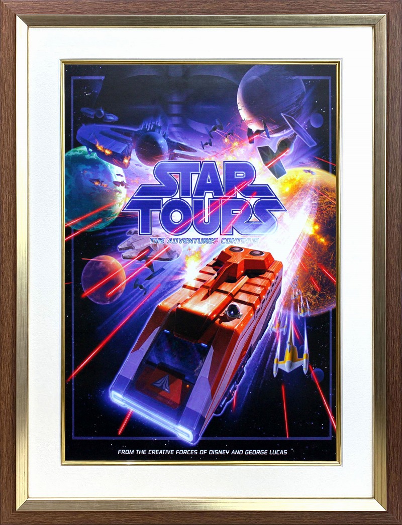 スターツアーズ Qライン ポスター ディズニー テーマパーク