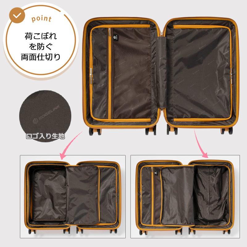 楽天市場】P10倍 エッジリンク スーツケース クルーズボックス 33L