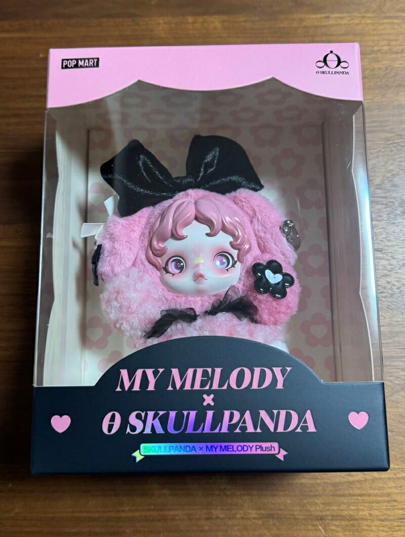 楽天市場】☆正規品☆ Pop Mart Skullpanda x My Melody Plush スカル