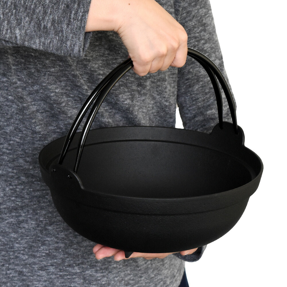 楽天市場】南部鉄器 いろり鍋 9寸 囲炉裏鍋 IH対応 内径270mm 南部鉄