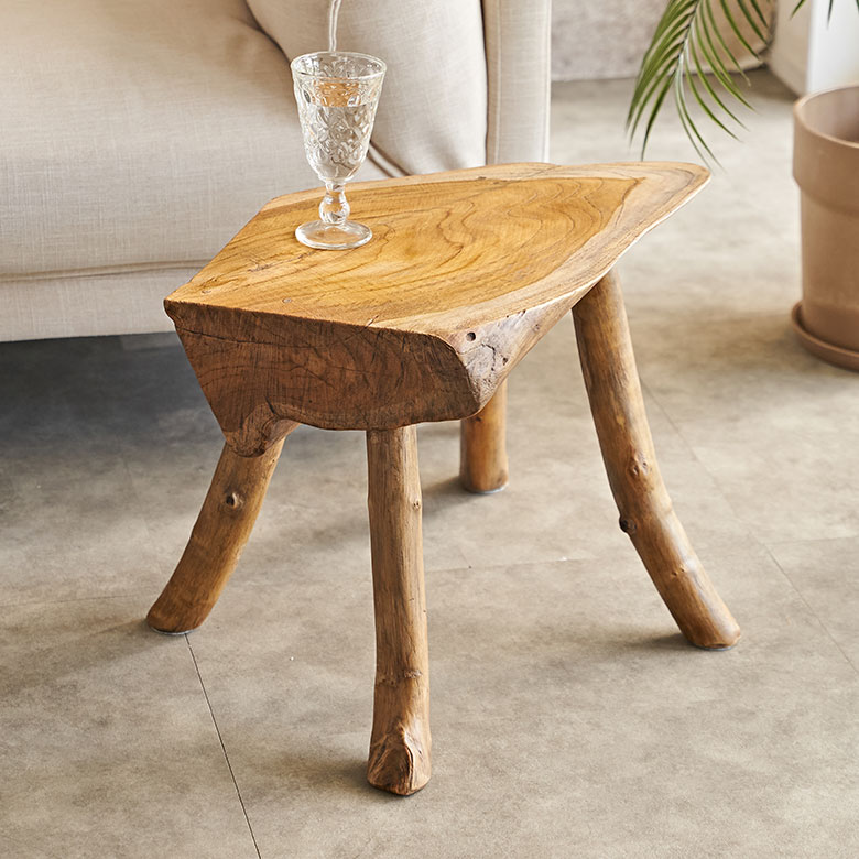 インド製 インディアンローズウッド無垢材 細密 象嵌細工 サイド