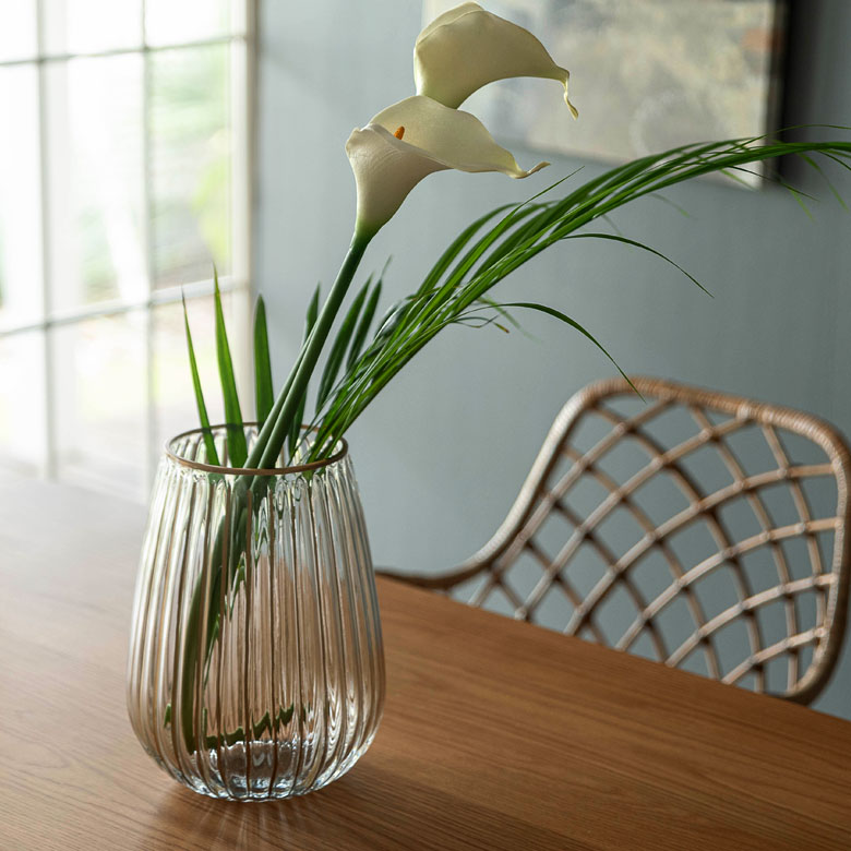 高さ35センチ 特大のクリスタル花瓶 美しいカット 【公式通販】