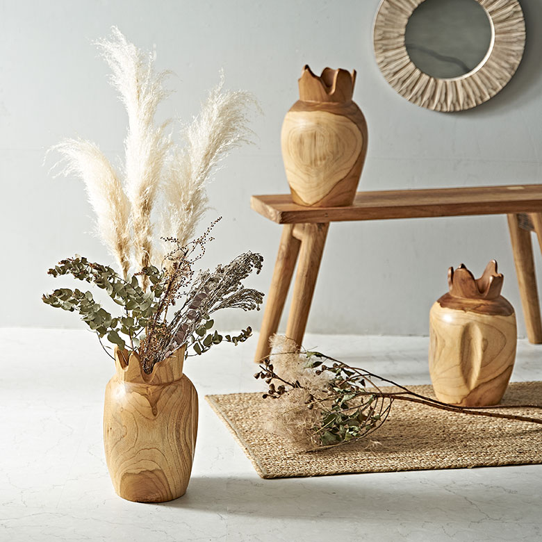 楽天市場】フラワーベース 花瓶 花びん 造花 フェイク グリーン 約 W