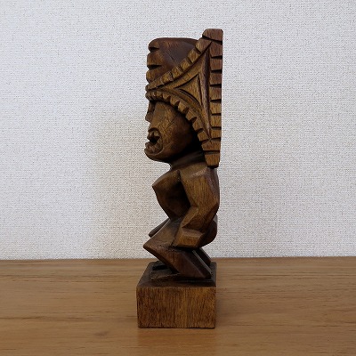楽天市場】ティキの木彫り TIKI Winner 30cm 木製スワール無垢材