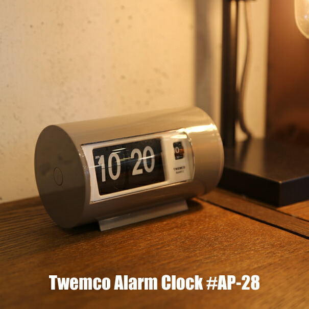 TWEMCO デジタルアラーム時計 AP-28 グレー 楽天市場】Twemco Alarm