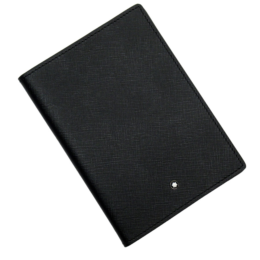 楽天市場】モンブラン MONTBLANC パスポートケース レザー ブラック