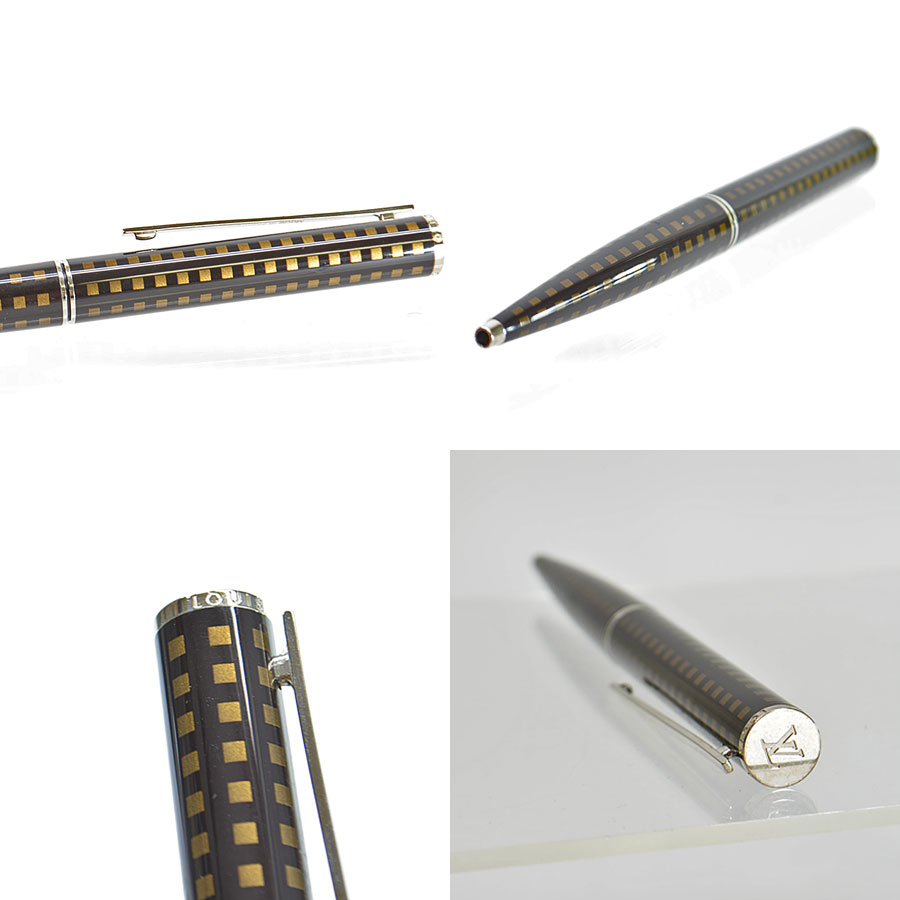 楽天市場】ルイヴィトン Louis Vuitton ボールペン(青) ダミエ