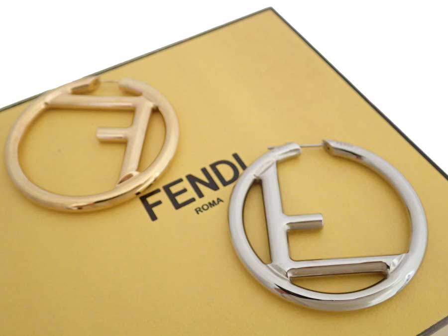 楽天市場】フェンディ FENDI ピアス Fロゴ エフ イズ フェンディ