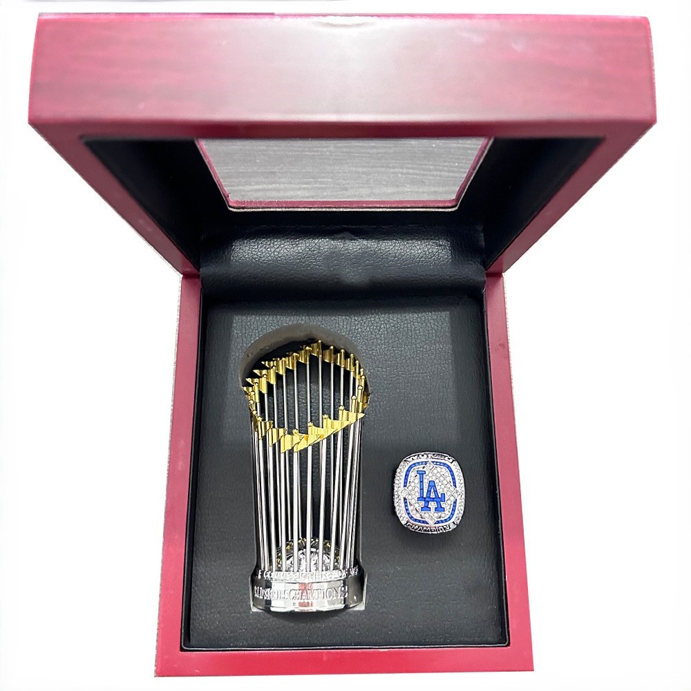 楽天市場】2024年 MLB史上初 非売品 3点セット (優勝指輪 トロフィー