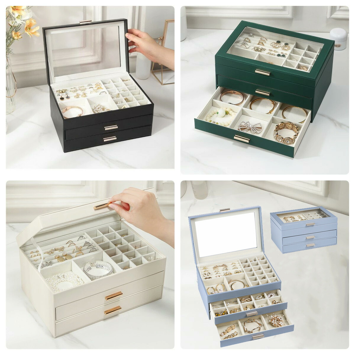 楽天市場】【1500円OFFクーポン】ジュエリーボックス 大容量