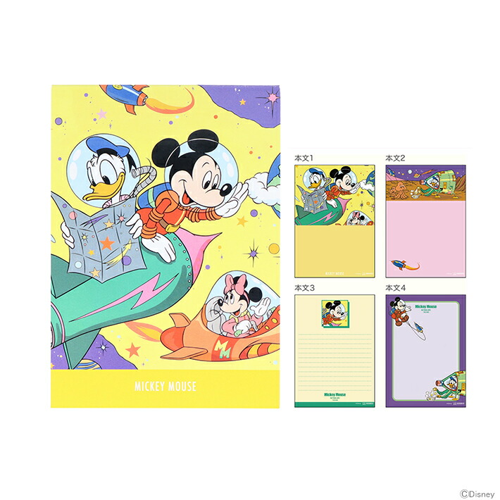 楽天市場】ディズニー ミッキーマウス メモ A6 レトロアート