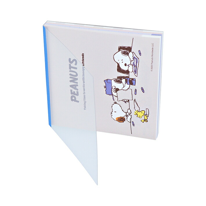 楽天市場】スヌーピー スクエアメモ PEANUTS happiness time レター柄