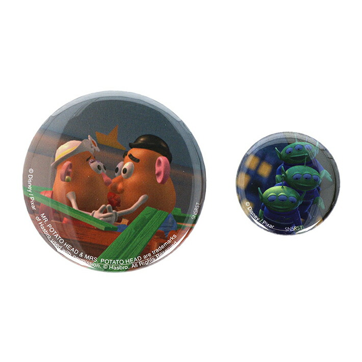 楽天市場】ディズニー トイ・ストーリー 缶バッジ2個セット 10種類の