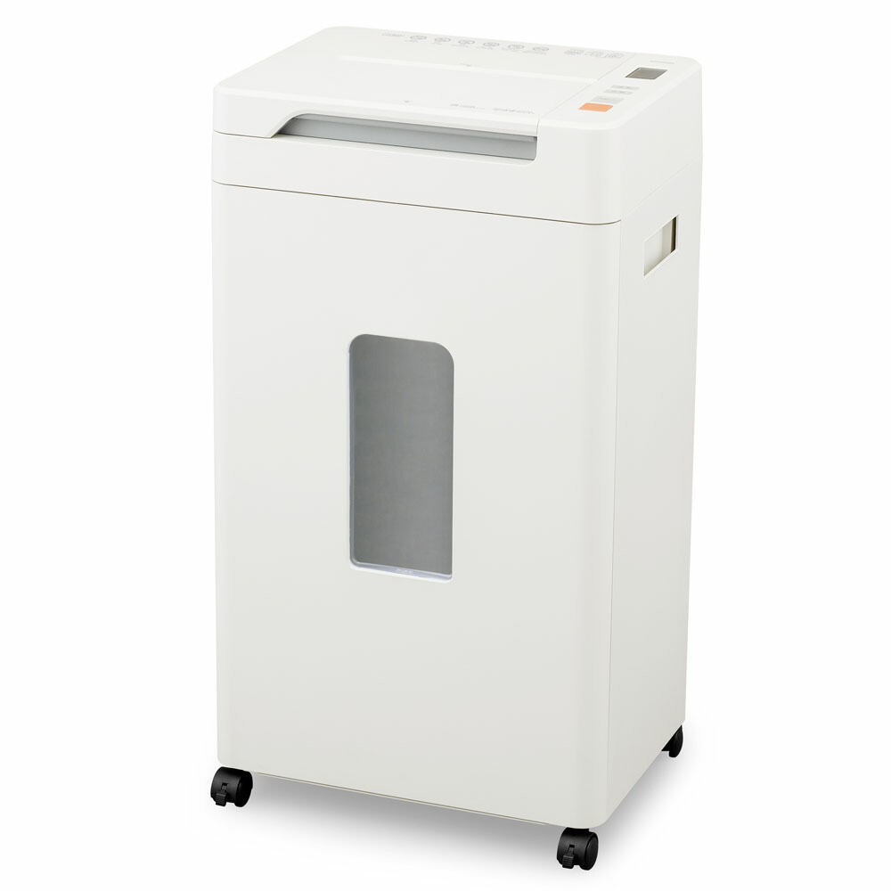 アイリスオーヤマ AFS100M 業務用シュレッダー ホチキス対応 ホワイト