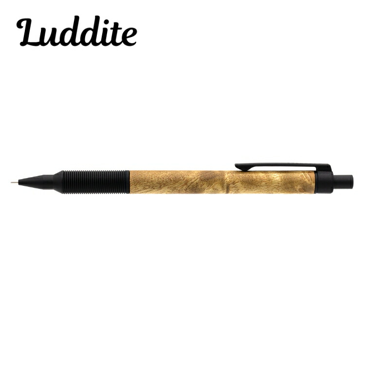 楽天市場】ラダイト 銘木モデル シャープペン エバードロー Mブラック