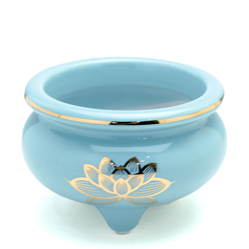 香炉（青磁）源氏物語ノベルティー（非売品） 香炉（青磁）源氏物語