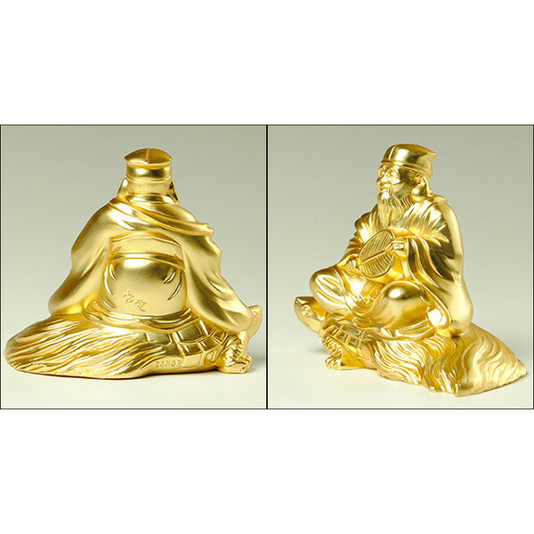 黄銅仙桃寿老人 黄銅寿老人