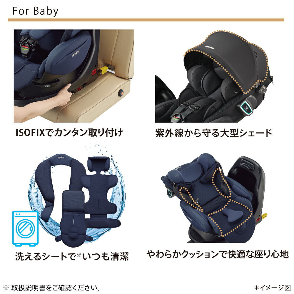 楽天市場】アップリカ(Aprica) フラディア グロウ ISOFIX セーフティー