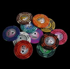 14 MGM社正規品 カジノチップ 100枚 10$ ポーカーチップ H26年 11 MGM