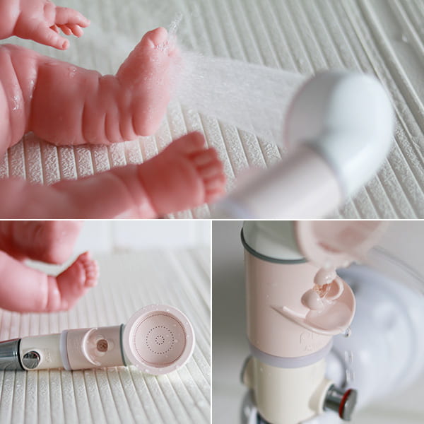 楽天市場】シャワーヘッド「ピュアブルベビー」マイクロバブル収束