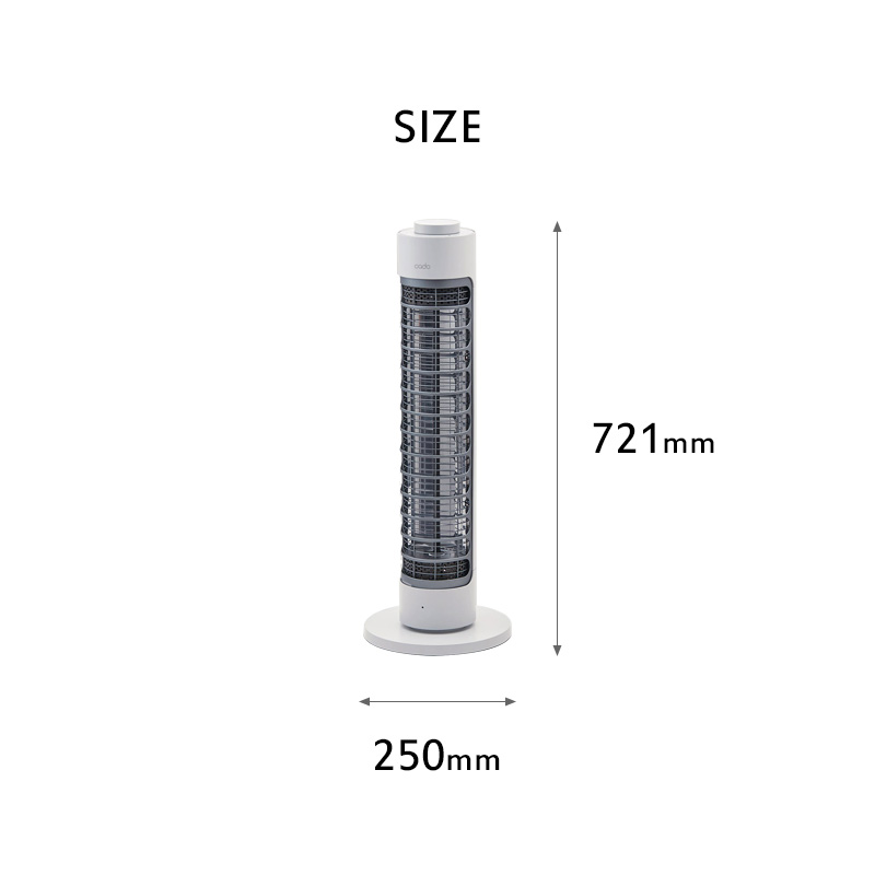 楽天市場】レビュー特典！ cado/カドー 《 電気ヒーター SOL001S