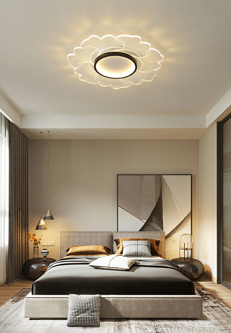 楽天市場】シーリングライト かわいい 6畳 8畳 10畳 蓮の花 LED