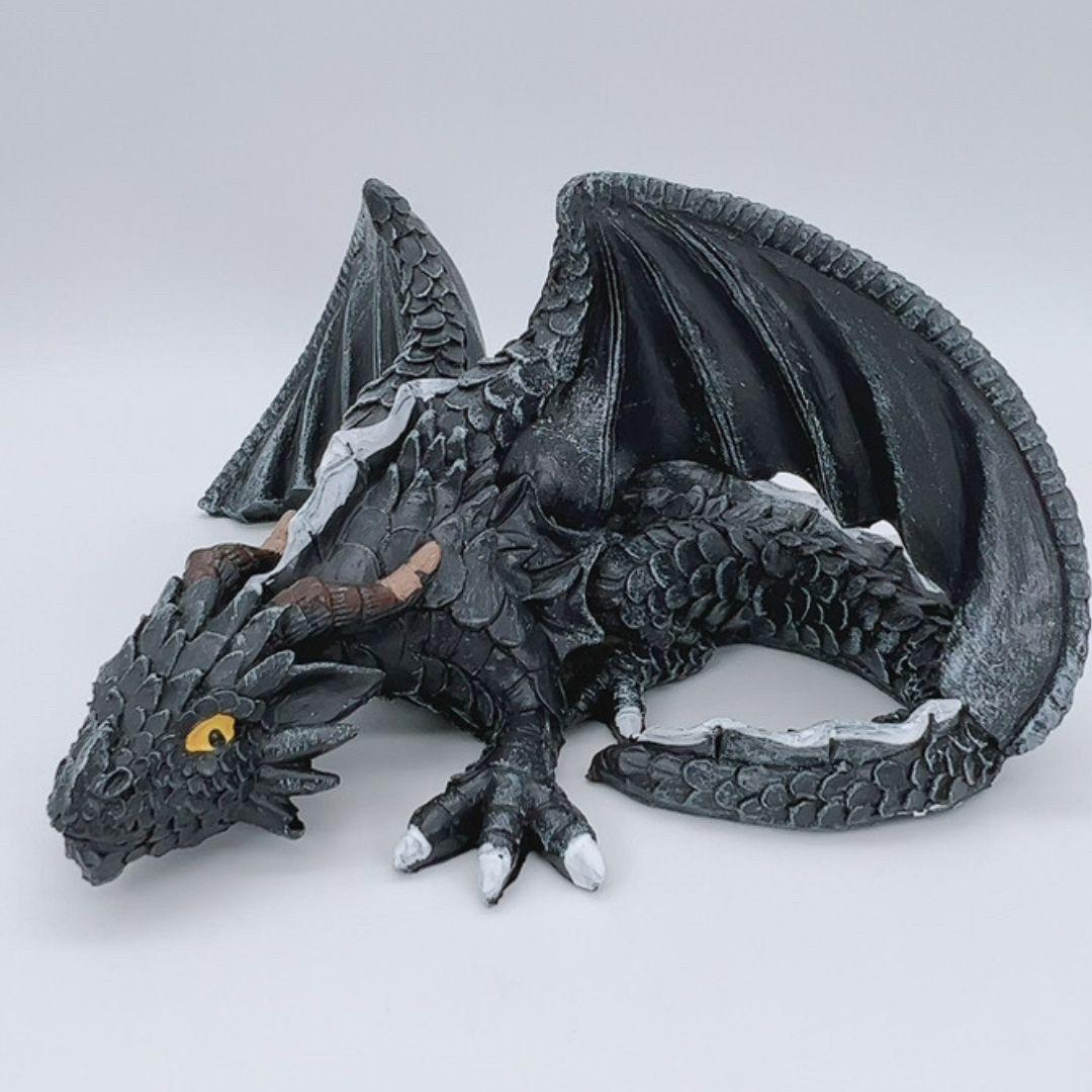 美品「Windstone Editions」ホワイトドラゴン☆オブジェ置物☆竜 美品