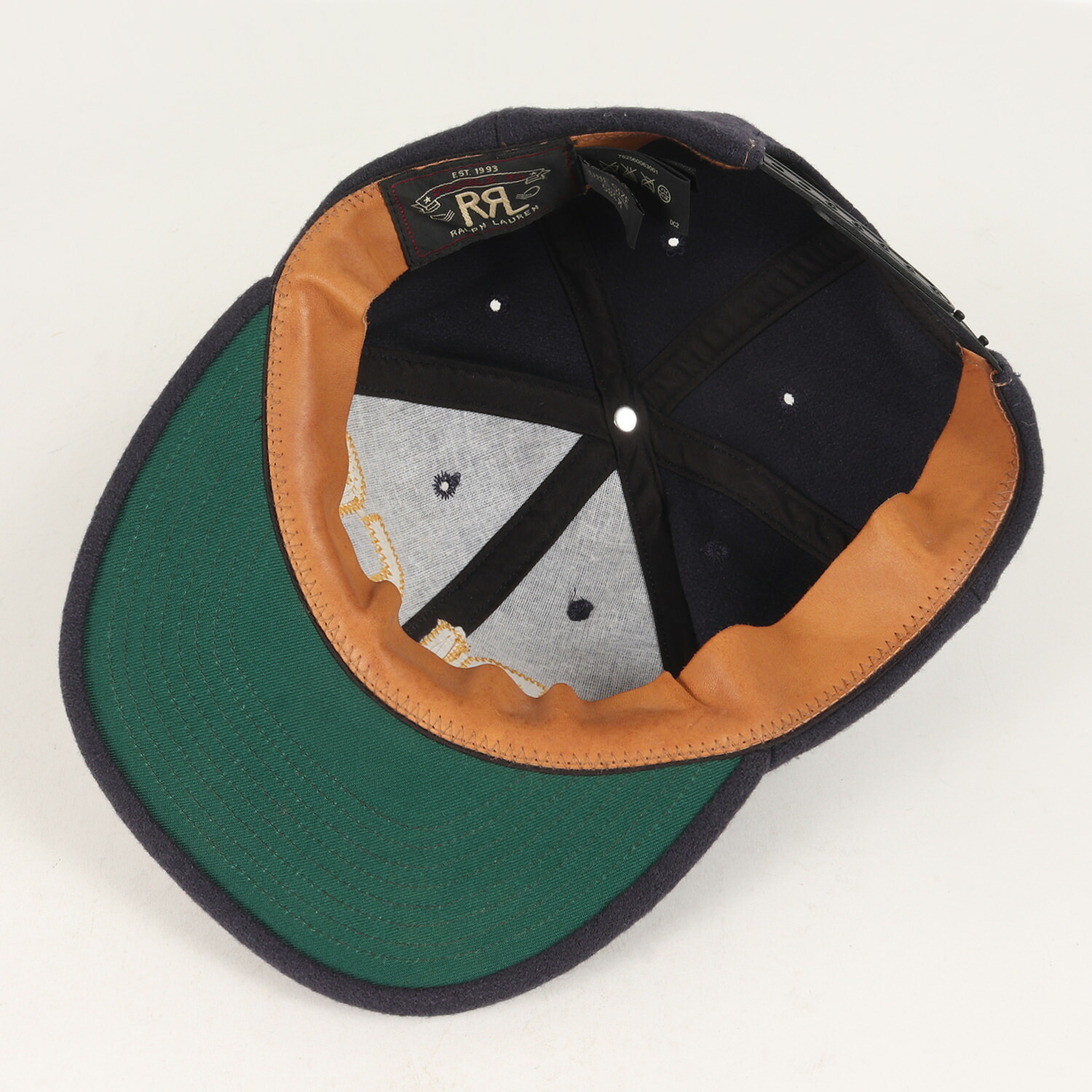 RRL ダブルアールエル カモフラージュキャップ ロゴプリント入り 美