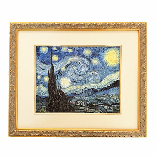 楽天市場】フィンセント・ファン・ゴッホ 額付きポスター 星月夜(The