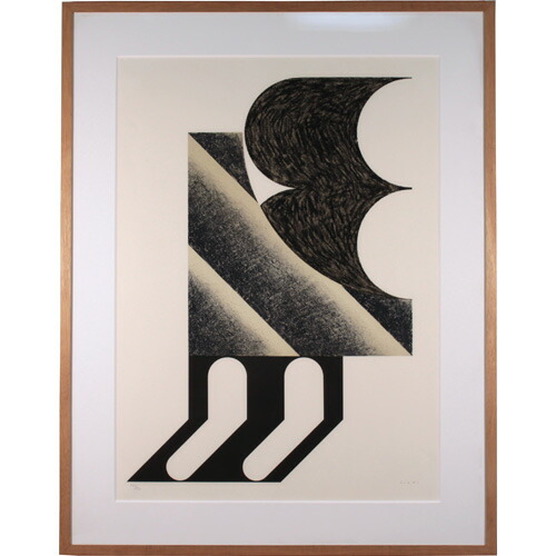 菅井汲 リトグラフ 大判 直筆サイン E.A版 額装あり 版画 グラフィック