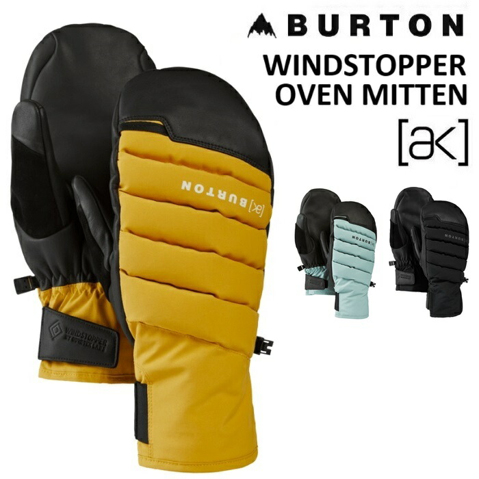 楽天市場】24-25 BURTON AK WINDSTOPPER OVEN MITT GLOVE ミトン