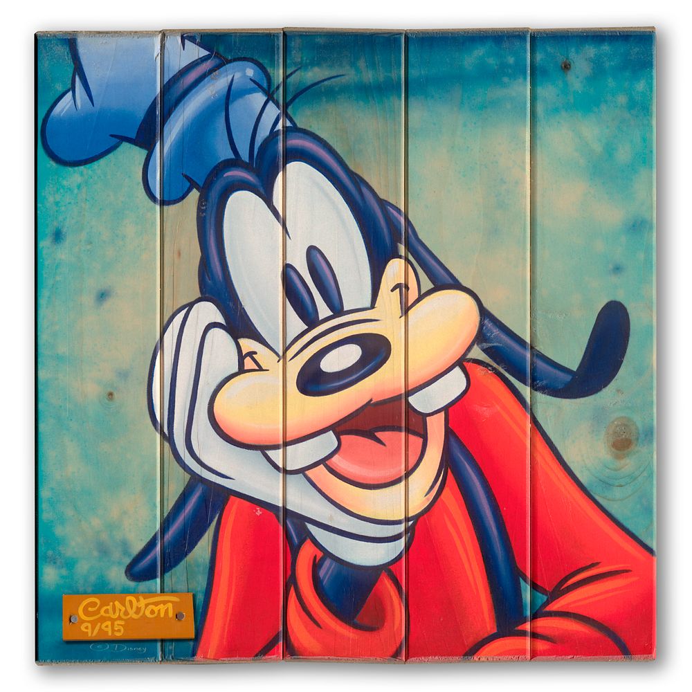 世界限定150枚 レア☆グーフィー Goofy☆スタンプアートギャラリー