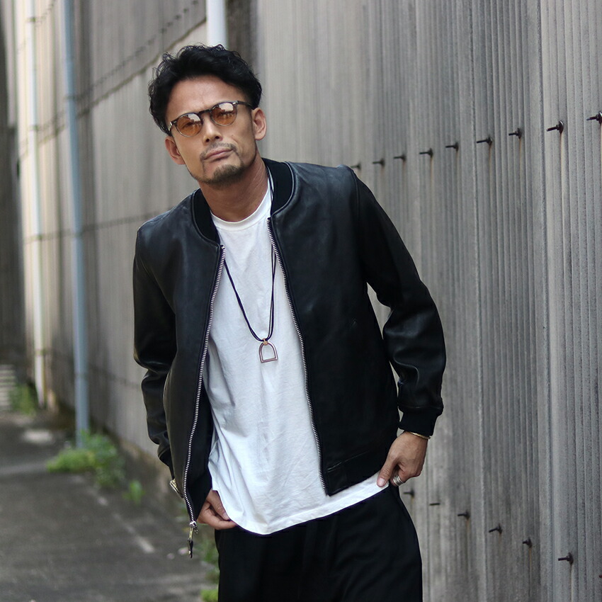 Schott ショット レザー ジャケット MA-1 バワリー 羊革 ラム Schott