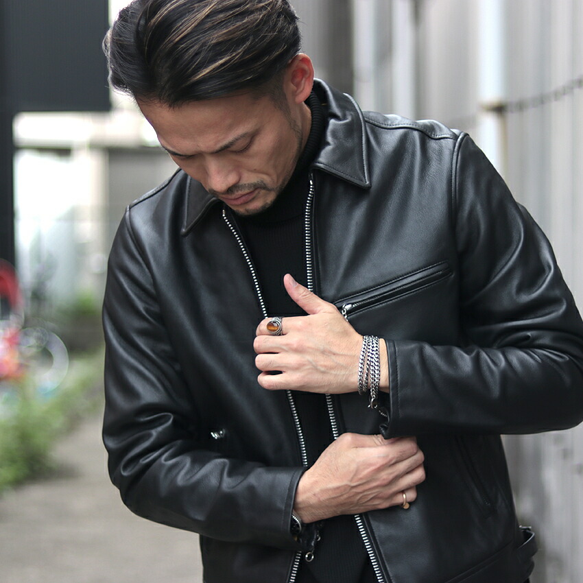 TOMORROWLAND シングルレザーライダースジャケット サイズS