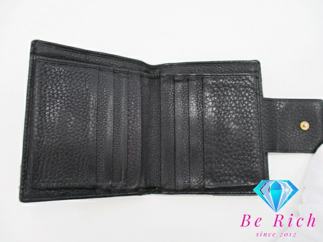 楽天市場】ブルガリ BVLGARI Wホック 二つ折り財布 ロゴマニア