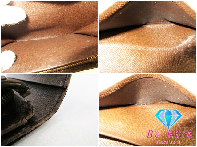 楽天市場】ルイ ヴィトン LOUIS VUITTON 二つ折り財布 ダミエ ポルト