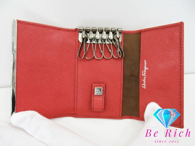 楽天市場】フェラガモ Salvatore Ferragamo ガンチーニ 6連 キーケース